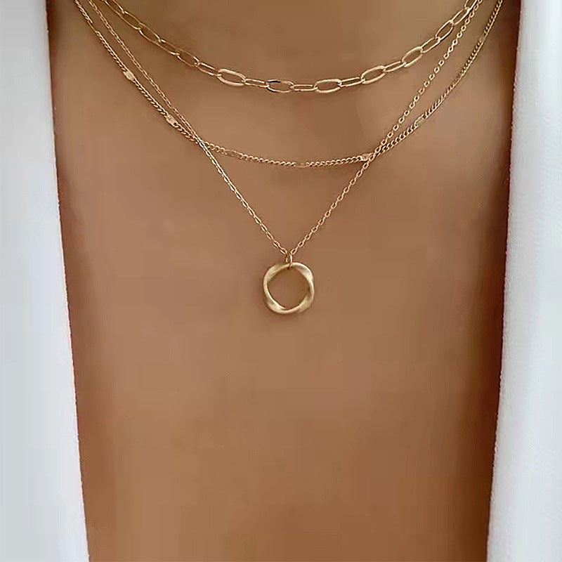 Layered Circle Necklace