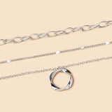 Layered Circle Necklace