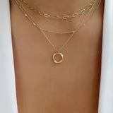 Layered Circle Necklace